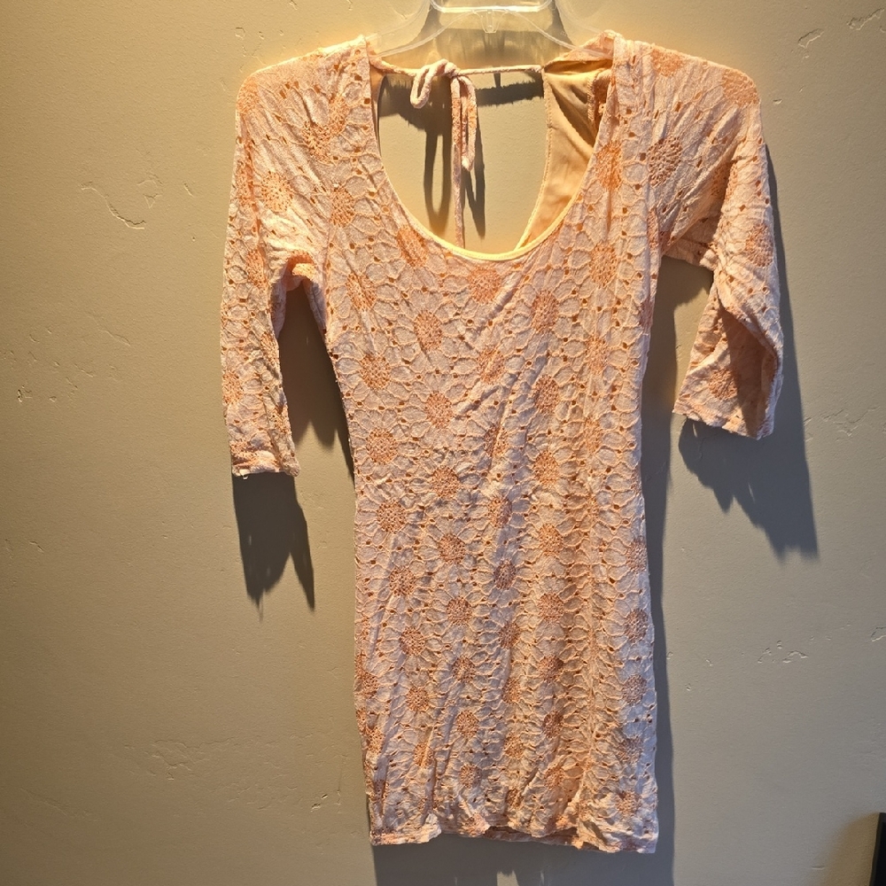 Love Culture Blush Lace Dress